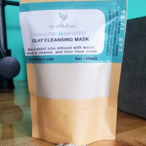 CBD clay cleansing mask
